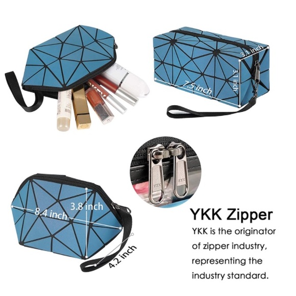 Multifunctional Holographic Portable Makeup Bags Set,Travel Bag Organizer - Picture 4 of 5